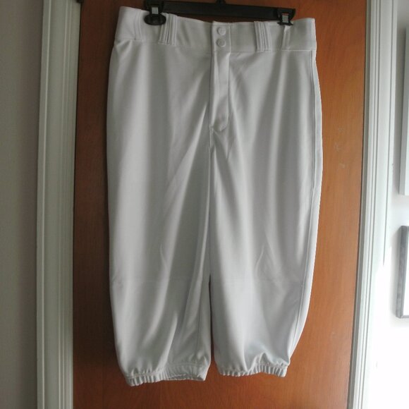 Champro Knee Length White Athletic Activewear Polyester Baseball Pants adult M - Picture 1 of 2